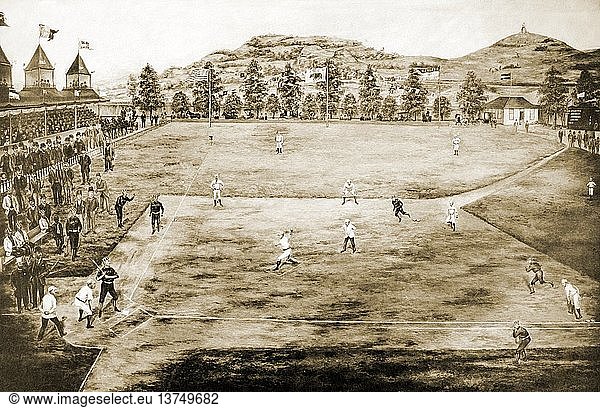 Baseballplatz der kalifornischen Liga 1891