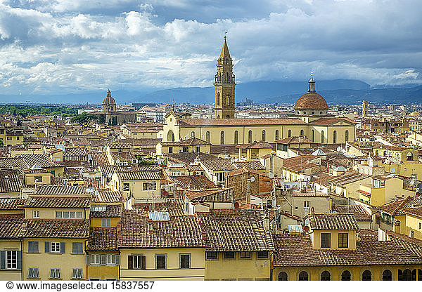 Basilica di Santo Spirito in the Oltrarno quarter  Florence (Firenze)  Tuscany  Italy