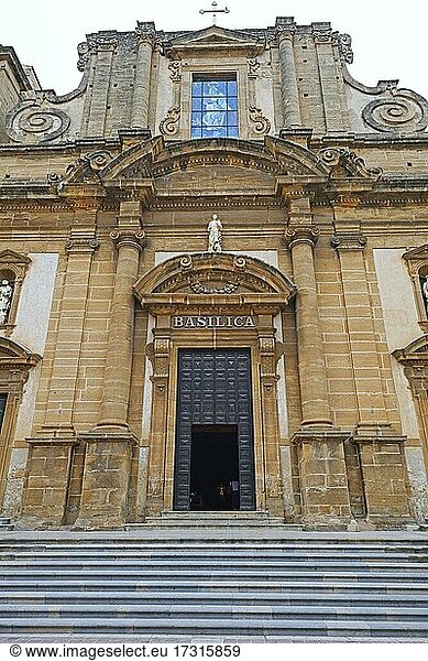 Basilika Madonna del Soccorso  Sciacca  Sizilien  Italien  Europa