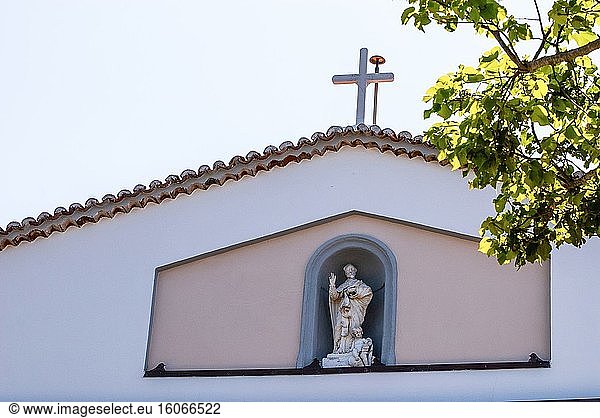 Basilika S. Biagio  (1940 zur päpstlichen Kathedrale ernannt) Maratea  Basilikata  Italien  Europa.