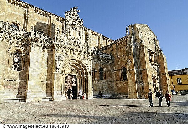 Basilika San Isidoro  Colegiata Real de  Leon  Provinz Kastilien-Leon  Spanien  Europa