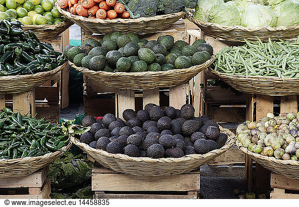 Baskets of Fruits & Vegetables