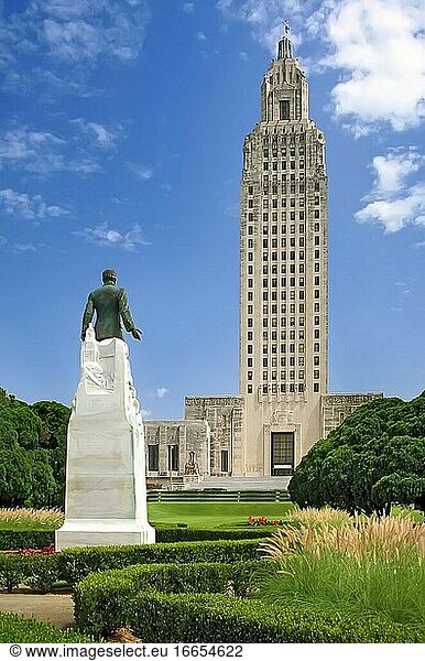 Baton Rouge Louisiana State Capitol Building.