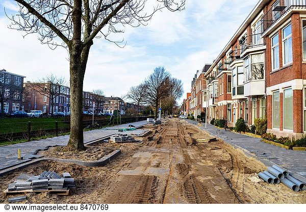bauen  arbeiten  Straße  Stadt  Niederlande