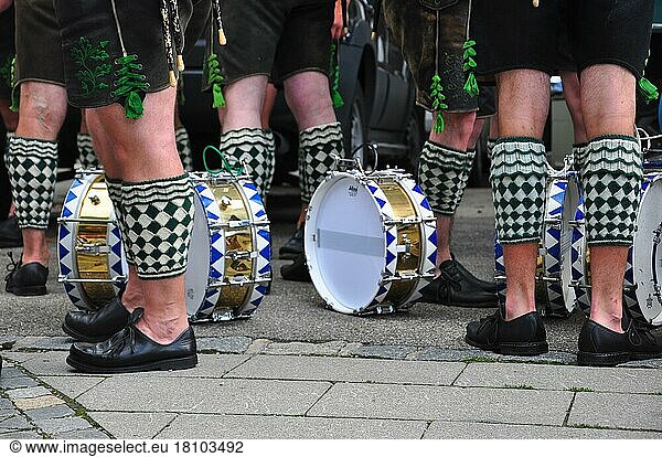 Bavaria  customs  traditional traditional traditional traditional traditional traditional traditional traditional traditional traditional costume  drummers  drums  legs