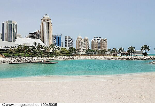 Beach in Doha