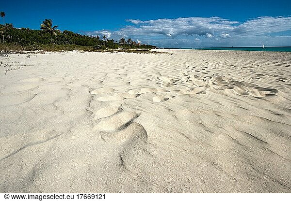 Beach sand of Caribbean Sea