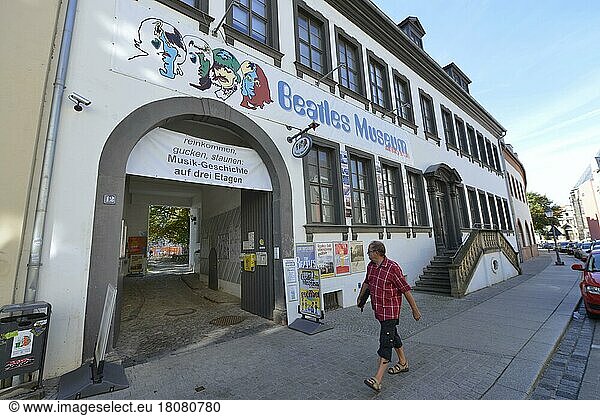 Beatles Museum  Alter Markt  Halle an der Saale  Saxony-Anhalt  Germany  Europe