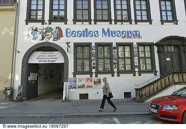 Beatles Museum  Alter Markt  Halle an der Saale  Saxony-Anhalt  Germany  Europe