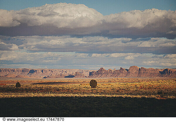 Beautiful view of the Monument Valley  Arizona  USA