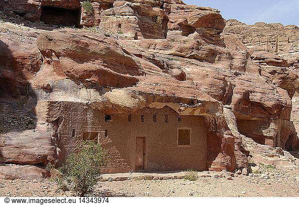 Bedouin home  Petra  Jordan  Middle East