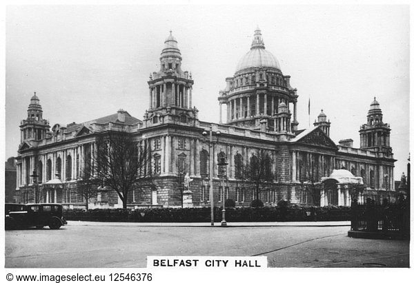 Belfast City Hall  1937. Artist: Unknown
