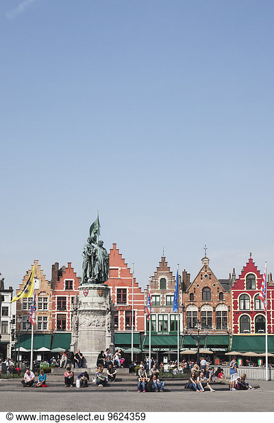 Belgien  Brügge  Blick auf Grand Place