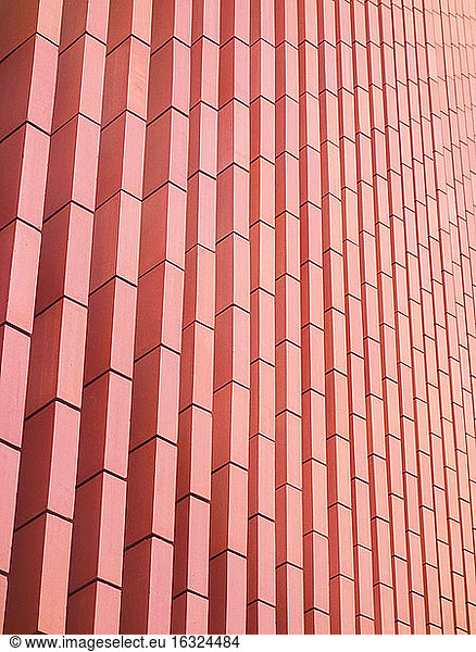 Belgium  West Flanders  Bruges  Concertgebouw  Red facade