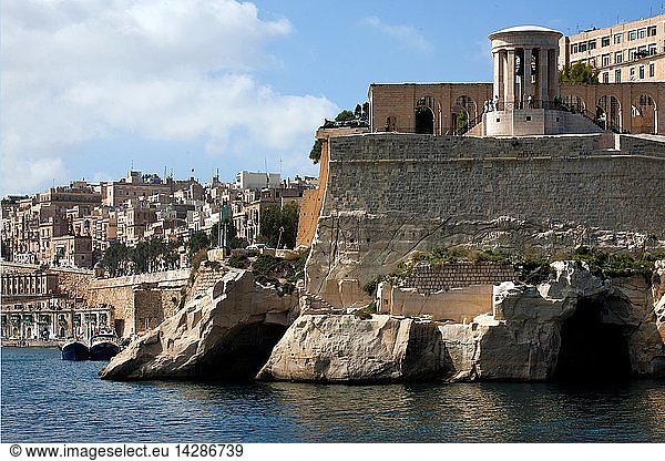 Bell´s Bastion  Malta island  Republic of Malta  Mediterranean sea  Europe