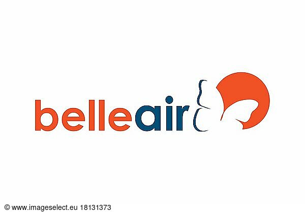 Belle Air Europe  Logo  Weißer Hintergrund