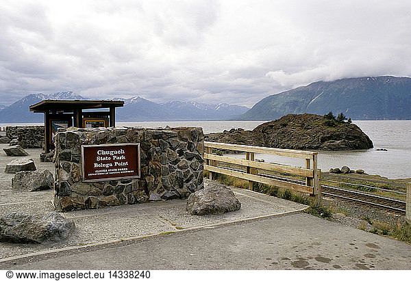 Beluga point Chugach mountains Alaska United States of America North America
