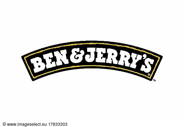 Ben & Jerry's  Logo  Weißer Hintergrund