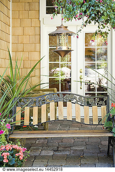 Bench on Patio