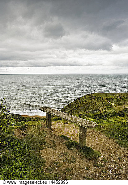 Bench Overlooking Ocean