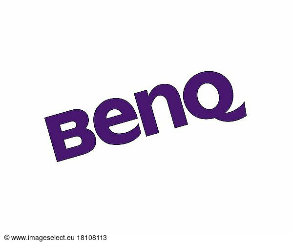 BenQ  gedrehtes Logo  Weißer Hintergrund