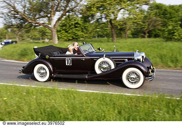 Bentley 4  5 litre Le Mans Open Tourer  Baujahr 1928  Oldtimerrallye Wiesbaden 2009  Hessen  Deutschland  Europa