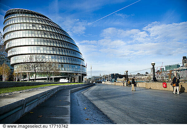 Berühmte Londoner Wahrzeichen  Lord Mayor's Off Of City Hall; London  England