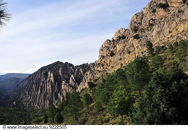 Berg Kalkstein Spanien