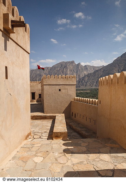 Berg  Wand  innerhalb  reparieren  Festung  Naher Osten  Oman