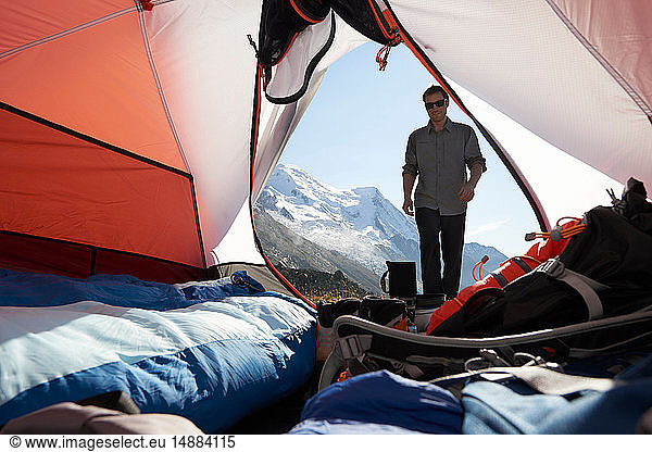 Bergsteiger-Camping  Chamonix  Rhône-Alpen  Frankreich