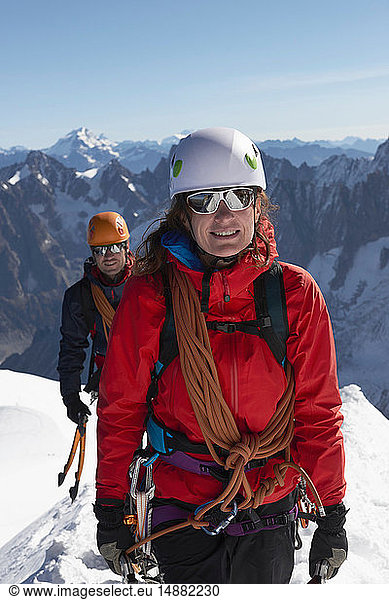 Bergsteiger  Chamonix  Rhône-Alpen  Frankreich