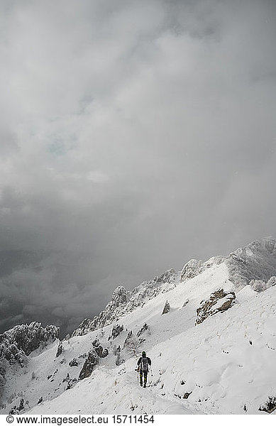 Bergwandern  Italienische Alpen  Lecco  Lombardei  Italien