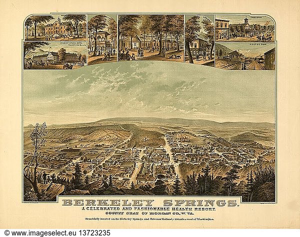 Berkeley Springs  WV 1889 1889
