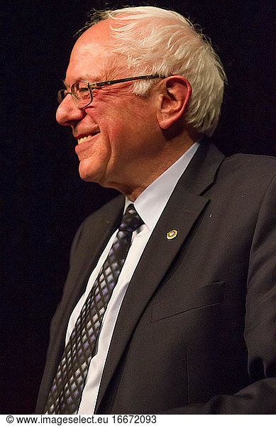 Bernie Sanders bei der Kundgebung 2016 in Miami