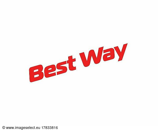 Best Way  gedrehtes Logo  Weißer Hintergrund