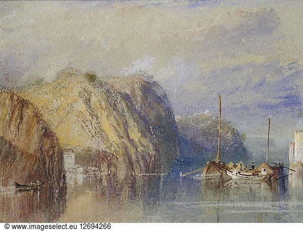Between Clairmont and Mauves  1826-1830. Artist: JMW Turner.