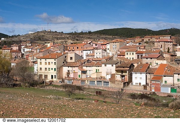 Bezas  Sierra de Albarracin region  Teruel province  Aragon  Spain.
