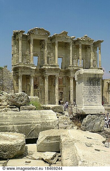 Bibliothek  Ephesos  Türkei  Asien