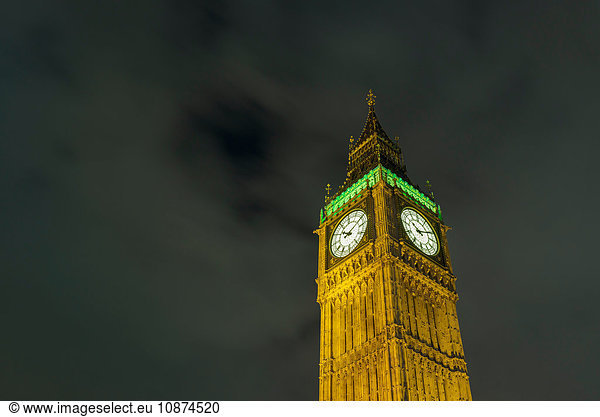 Big Ben bei Nacht  London  UK