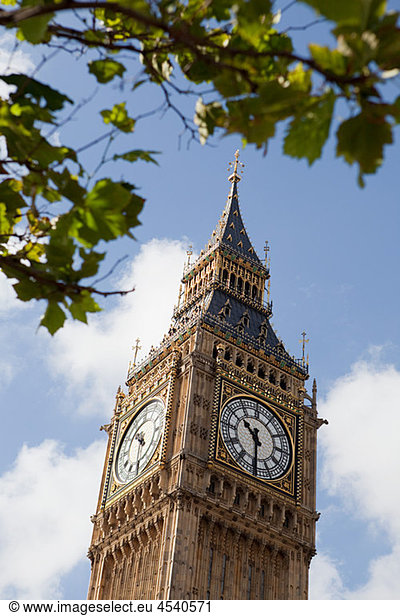 Big Ben Uhrenturm  Westminster  London