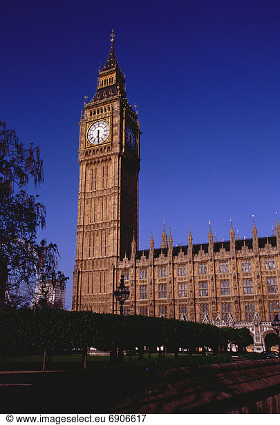 Big Ben und Parlamentsgebäude London  England