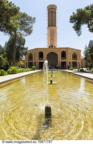 Biggest Wind Tower in the world at Dolat Abad Garden  Yazd  Iran  Middle East