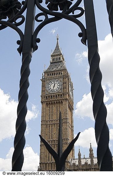 Bild der Big Ben-Uhr.