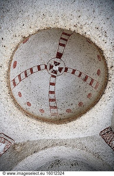 Bilder & Fotos von Aynali Kilise (Kirche) Höhlenkirche Innenfresken  ikonoklastische Periode (725-842)  nahe Goreme  Kappadokien  Nevsehir  Türkei.