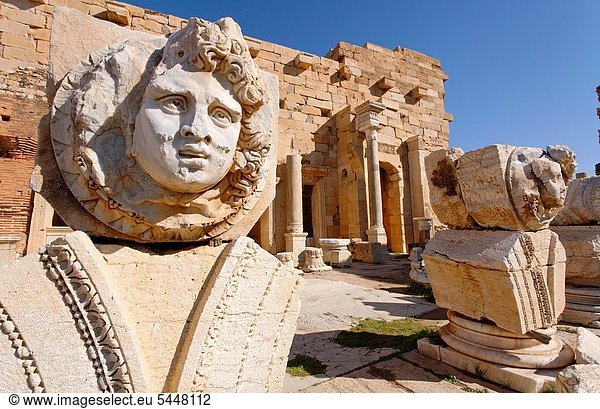 Bildhauerei  Leptis Magna  Libyen