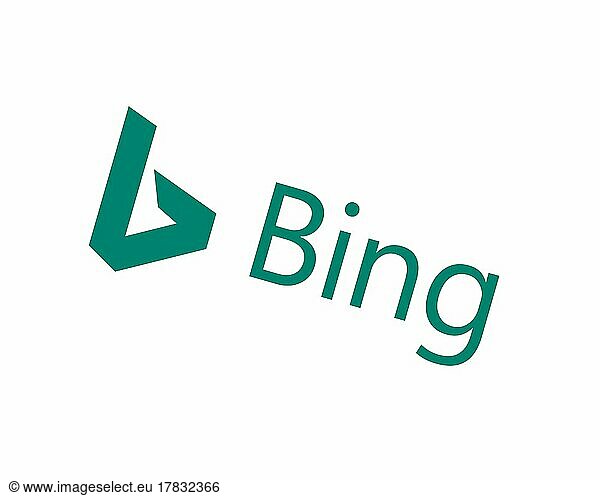 Bing Maps  gedrehtes Logo  Weißer Hintergrund B