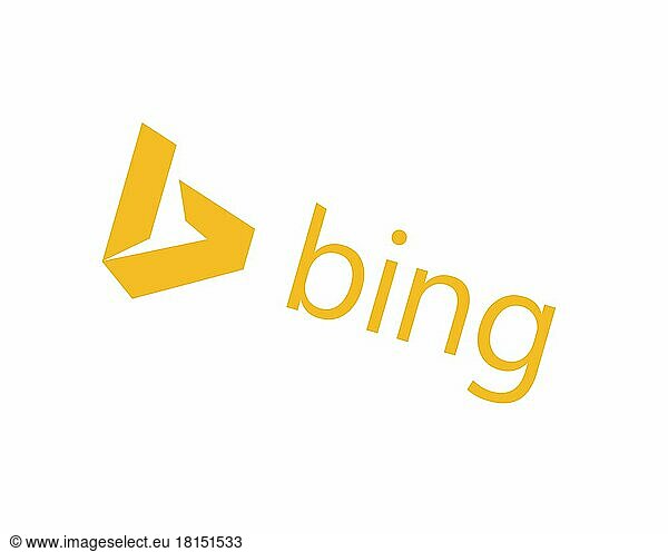 Bing Maps Platform  gedrehtes Logo  Weißer Hintergrund B