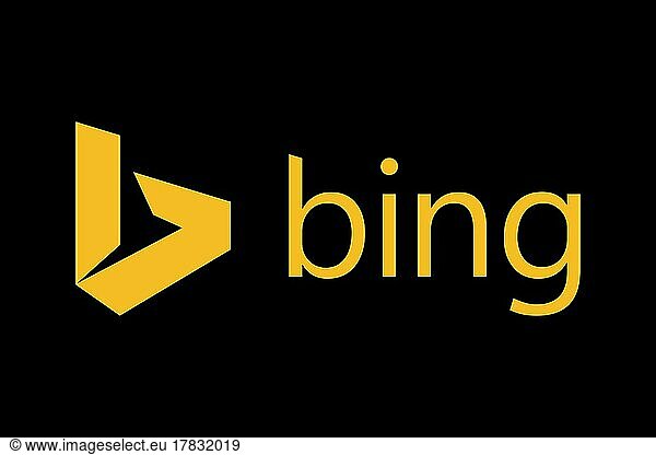 Bing Maps Platform  Logo  Schwarzer Hintergrund