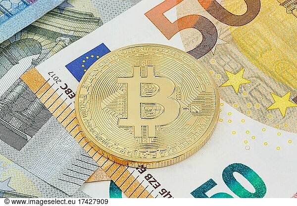 Bitcoin Krypto Währung online bezahlen digital Geld Kryptowährung Euro Wirtschaft Finanzen