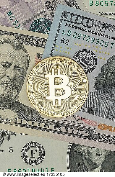 Bitcoin Krypto Währung online bezahlen digital Geld Kryptowährung US-Dollar Wirtschaft Finanzen